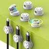 Magnetic Rotating Cable Organizer Desktop Car Phone Charging Data Cable Fixer Wire Storage And Sorting