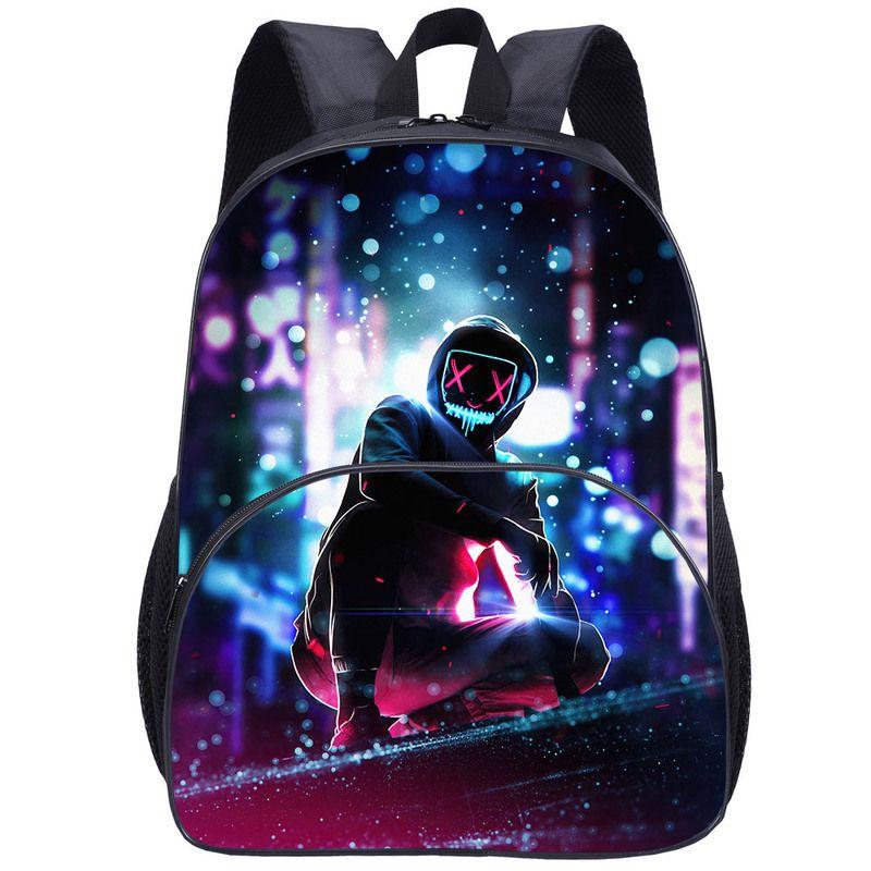 Trendy Dj Marshmello Kids Backpack With High Capacity And Breathable Design