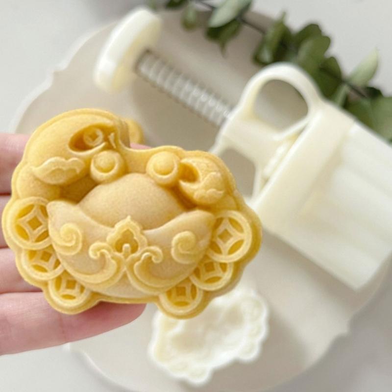 Crabs Shaped Pastries Molds Hand Pressed Mooncakes Maker Bean Pastes Cake Mould Dessert Bakewares for Cooking Lover