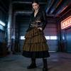 Gothic Steampunk Pirate Skirt For Women With Layered Ruffles For Costume Parties