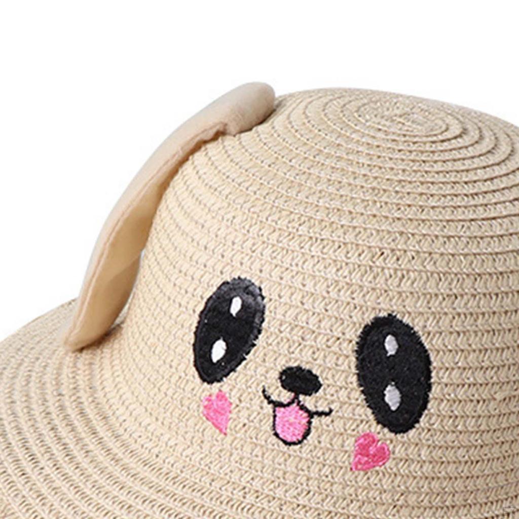 Baby Caps Bunny Hat Fishing Outdoor Portable Cartoon Beach Panama Cap Ears Accessories