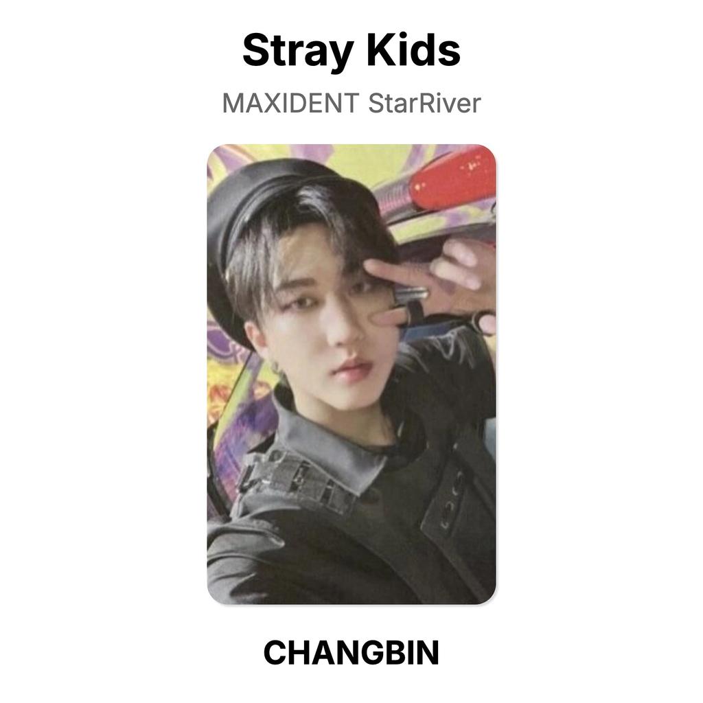Stray Kids MAXIDENT StarRiver Official Photocard