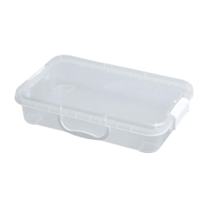 

Portable Multicolor Sand Box Toy Organizer Stackable Sensory Bins With Lid For Sand Art Supplies Kids Playroom Storage чистий