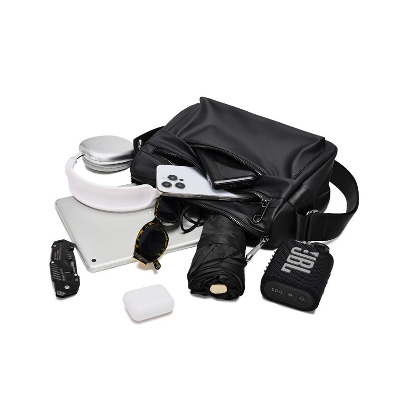 Men's Crossbody Bag Business Travel Shoulder Bag Outdoor Water-repellent Commuter Bag
