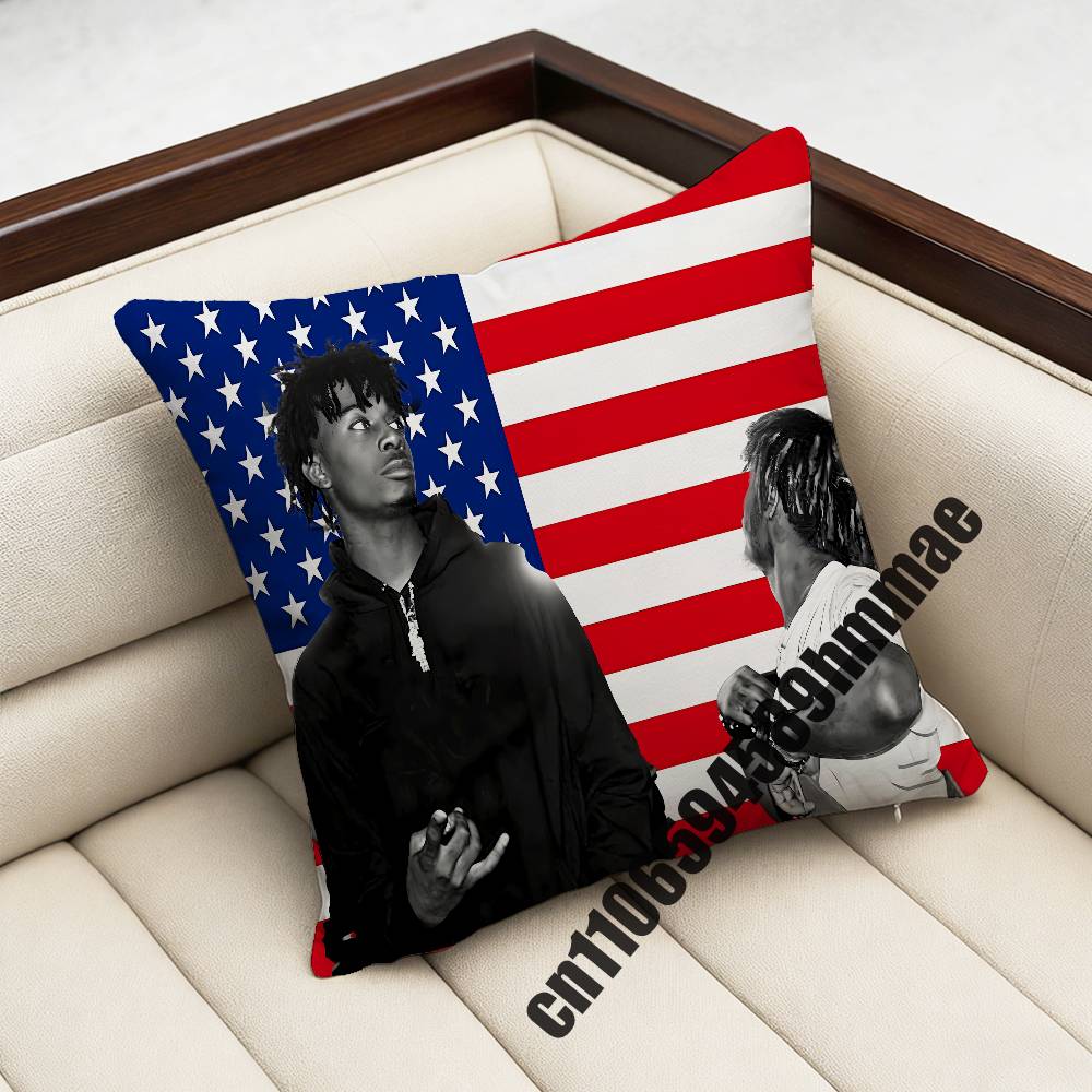 

America USA PPlayboi Carti Throw Pillow Case Sham For 30x30cm 45x45cm 50x50cm Square Office Cushion Cover 30x30cm