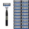 High-end men's razor with anti-slip handle, sharp and smooth stainless steel blade, painless shaving, perfect gift for festivals