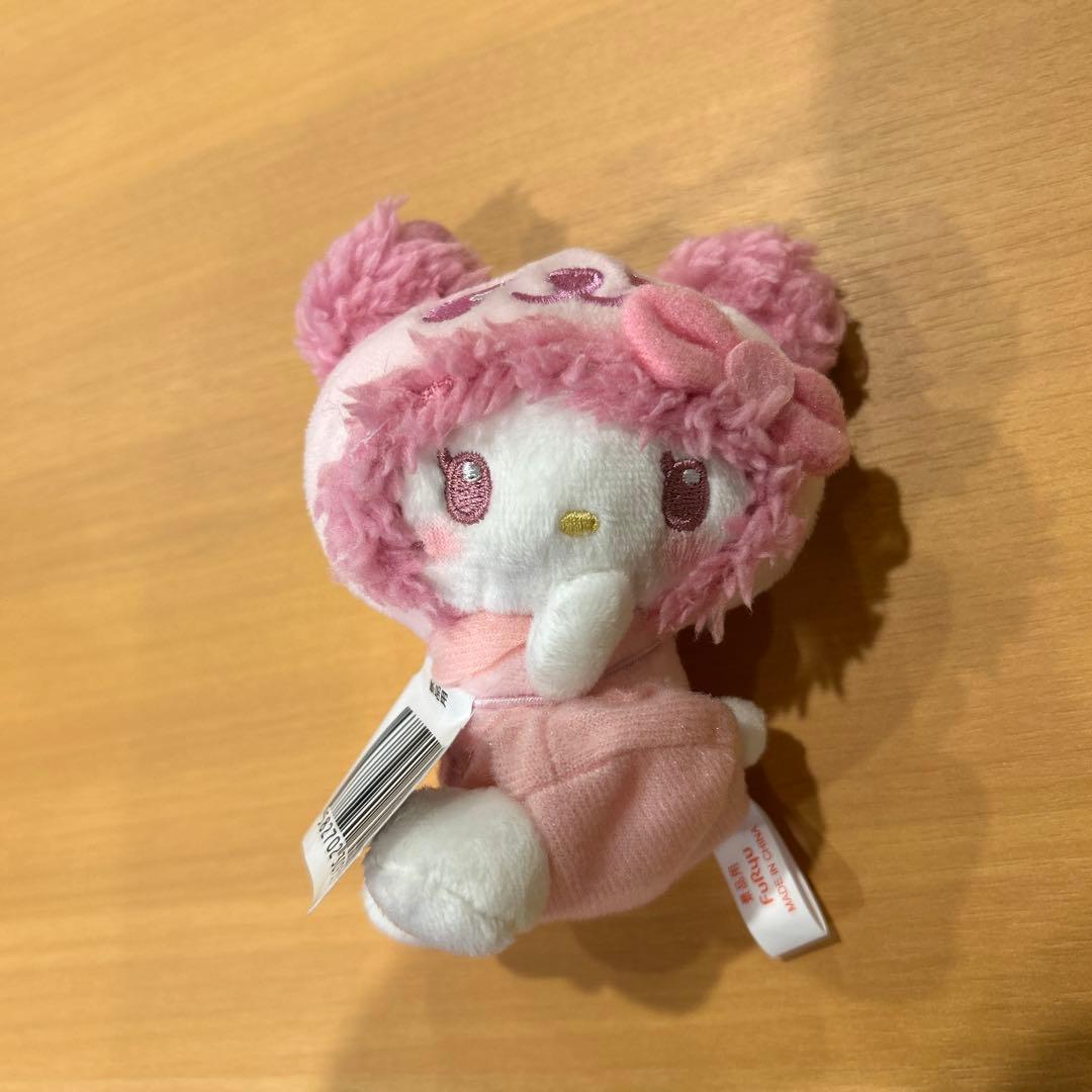 Panda Hello Kitty fluffy baby mascot
