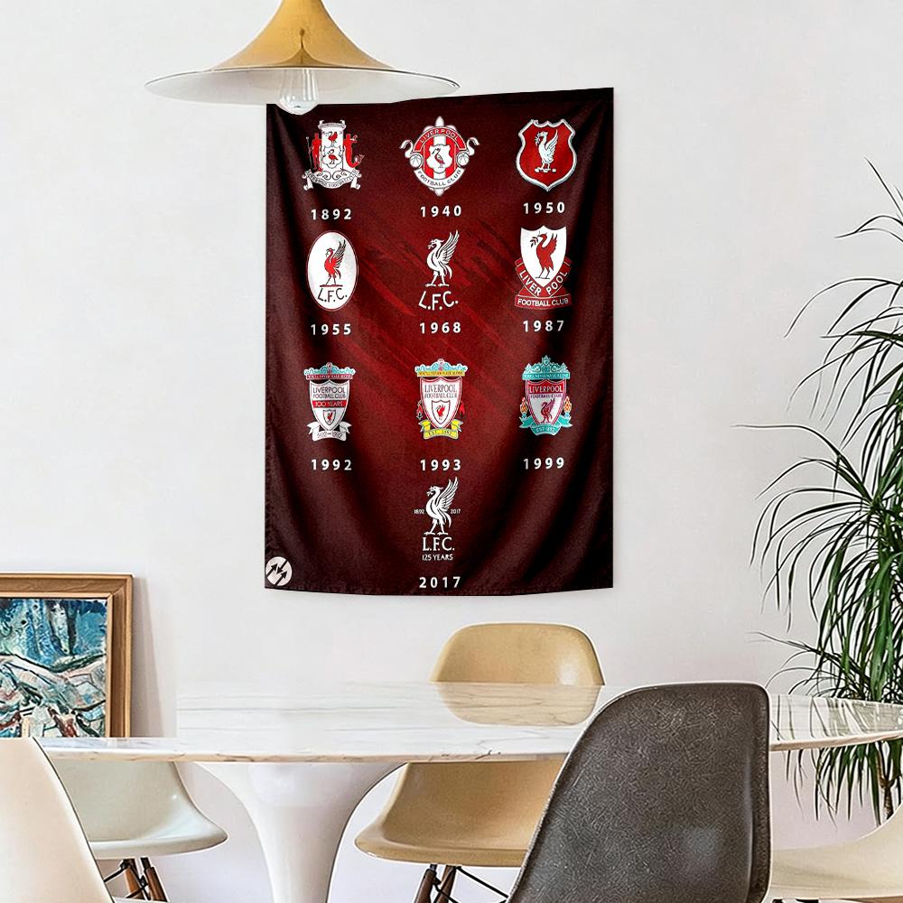 Liverpool Football Club Wall Decor Tapestry Art For Pet Memorial Birthdaywedding Party Backdrop Family Gift