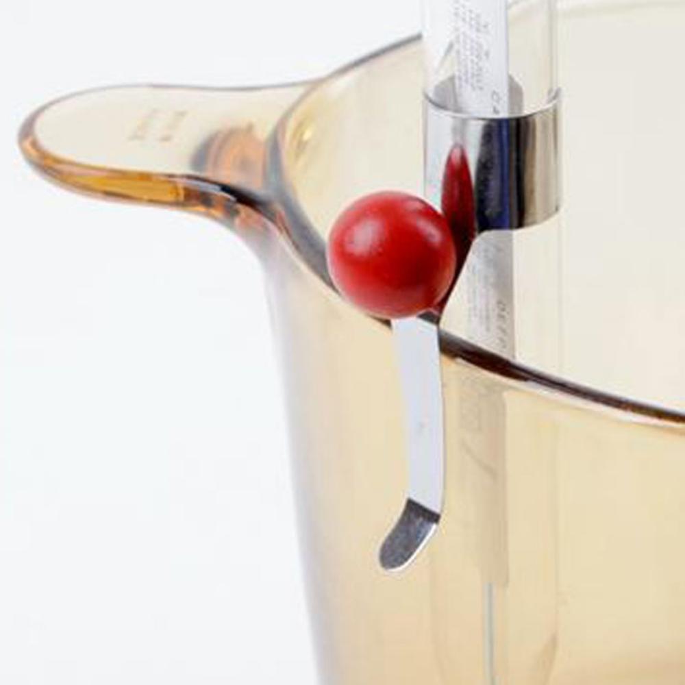 Kitchen Thermometer Tempered Glass Fahrenheit Celsius for Candy And Syrup