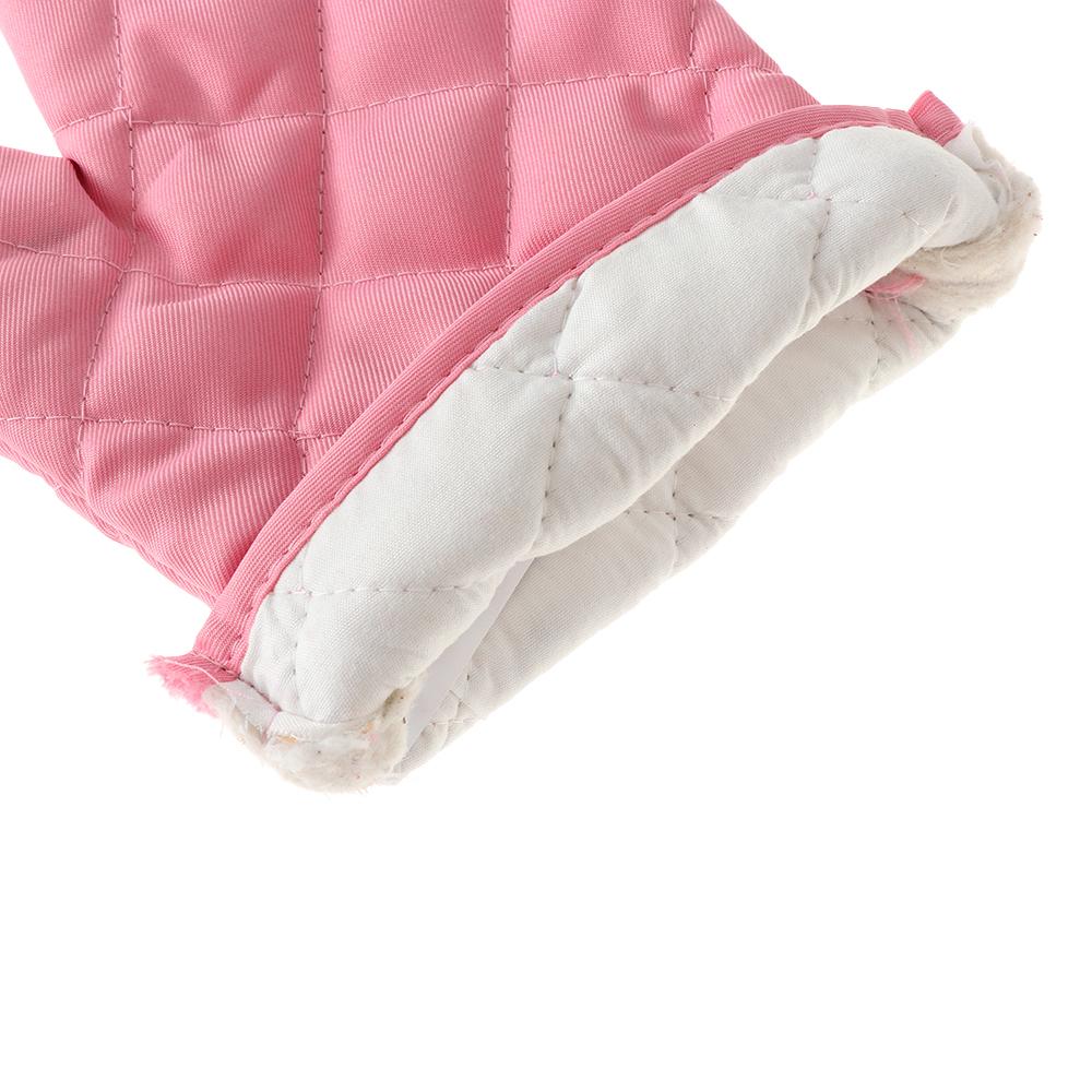 1PC New Portable Black Cotton Blend Thick Kitchen Baking Cook Insulated Padded Oven Gloves Mitt