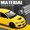 1/32 Scale Mitsubishi Lancer Evolution Right Rudder Serie Super Racing Metal Alloy Diecast Car Model Sound & Light Gift for Friend