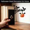 Indoor Study Room Atmosphere Light Retro Library Lantern, Decorative Bookshelf Lamp with Warm LED Lights, Metal Vintage Style Ornament Hidden