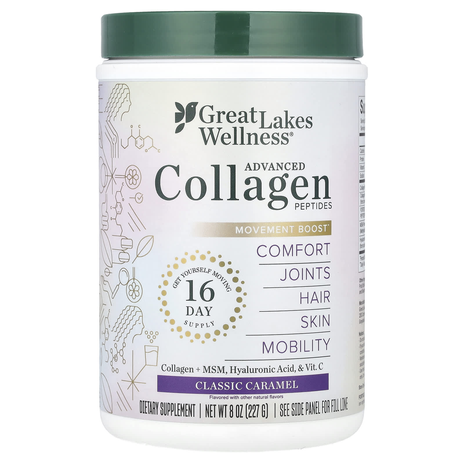 

Advanced Collagen Peptides, Classic Caramel, 227G(8Oz)