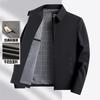 Spring and autumn new lapel jacket milk silk thin high-end business casual jacket men's top