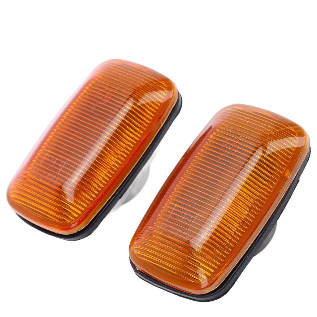 1 Pair LED Side Marker Signal Lights Cover 8173120191 Amber for 70 80 90 100 Series Camry Scepter SX