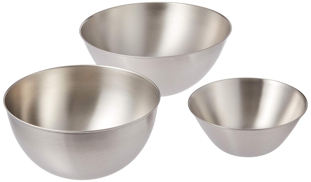 Sori Yanagi Stainless Steel Bowls 3pcs 19.23.27