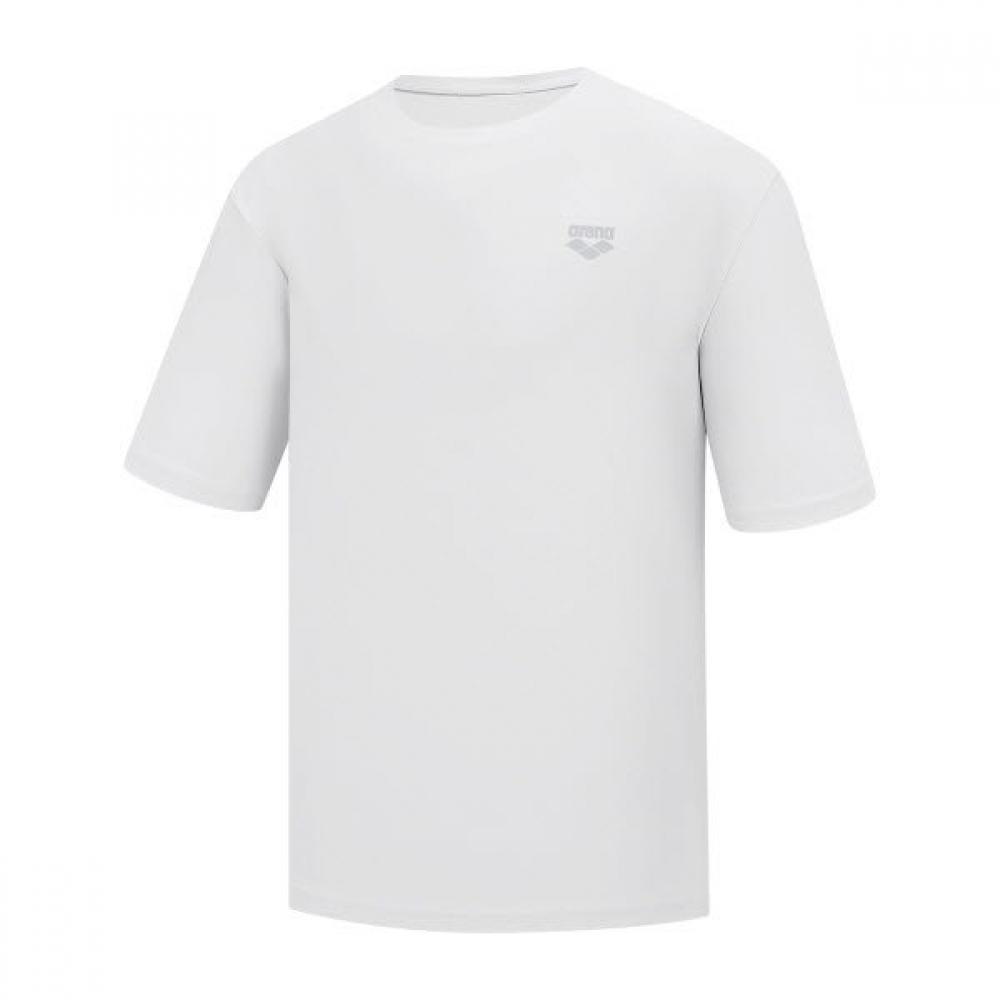 Arena Men S Core Relaxed Fit Short Sleeve raSh Guard  A6bm1rr44 Wht 
