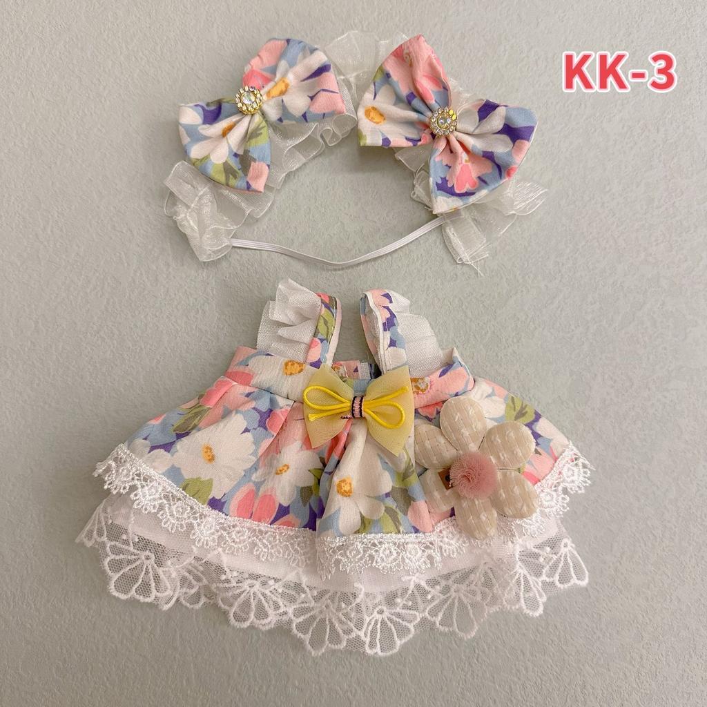 20cm Cotton Doll Clothing, Cute and Sweet Lolita Dress, 20cm Doll Dress-up Clothes