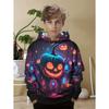 Kids Clothes Jack O' Lantern 3D Print Boys Sweatshirt Halloween Children Top Pumpkin Graphic Hoodies for Boy Children's Clothing
