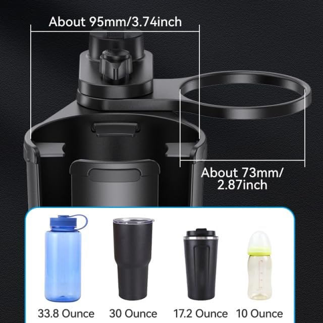 Car Cup Holder Extender Multi-functional Drink Holder Car Interior Accessories