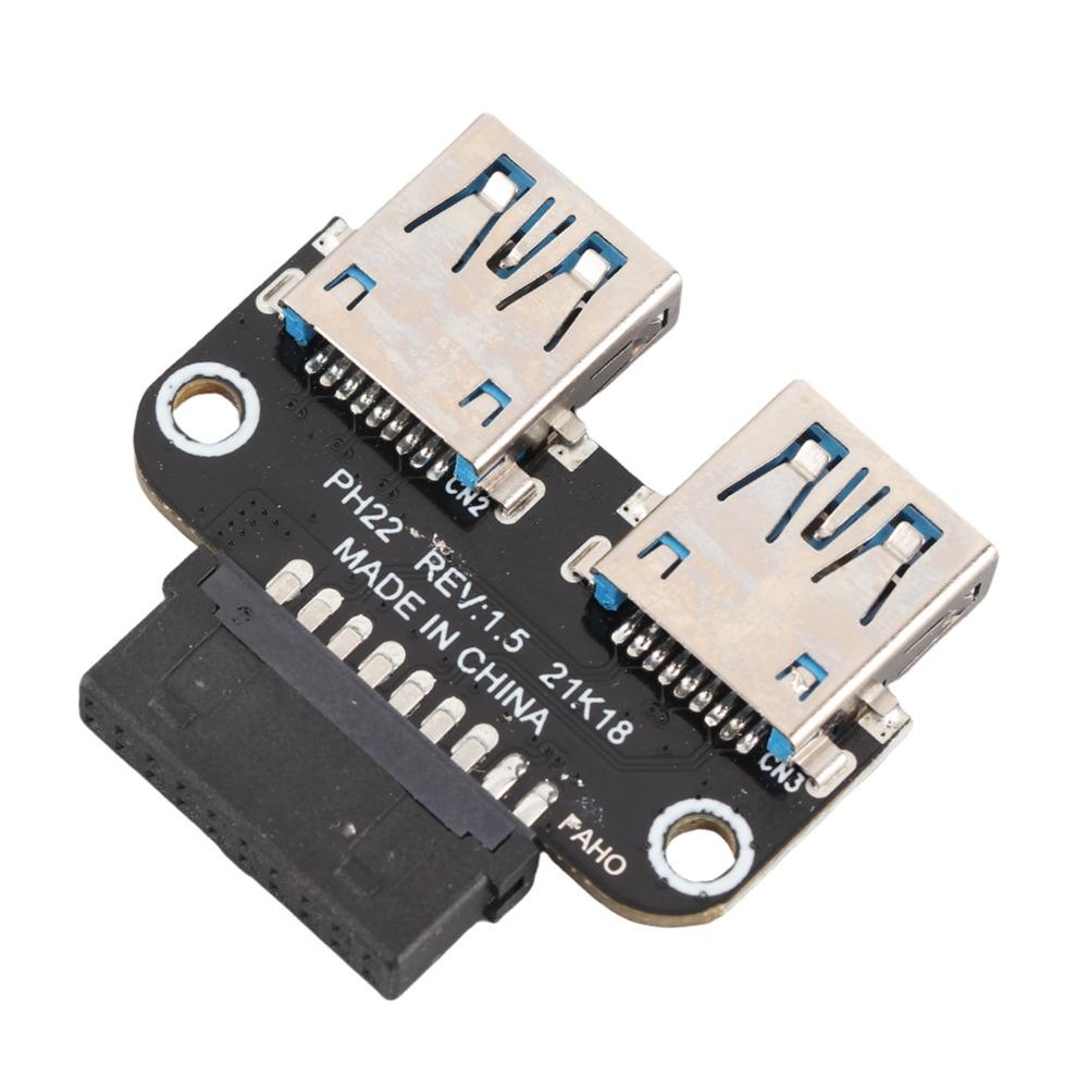 Plug and Play USB Extension Adapter Dual Port Dual USB 3.0 Port Adapter Internal Expansion