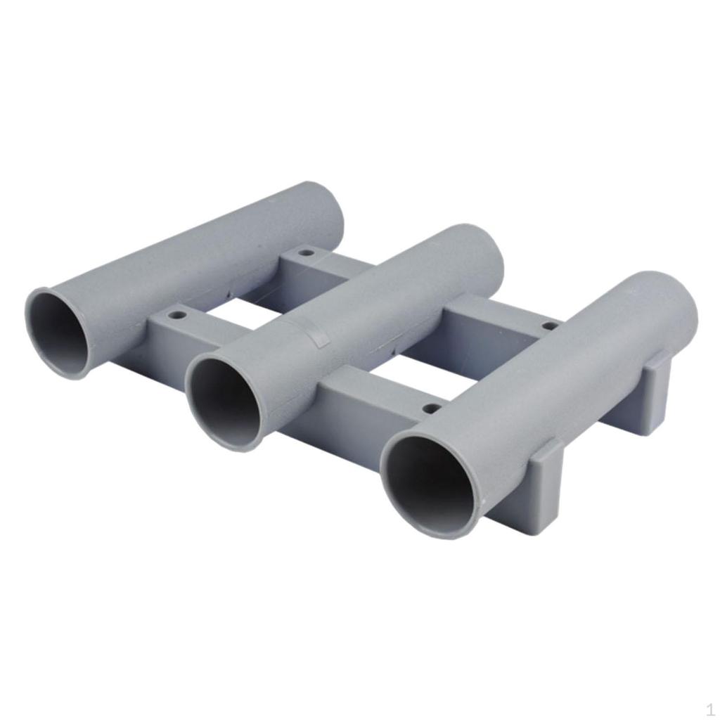 Fishing Rod Holder Bracket Support Tube 3 Rack for Garage Yacht Marine Boat Kayak