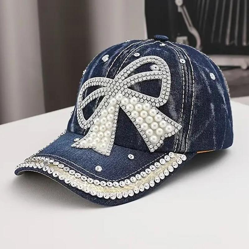 

Бейсболка с ручным бантом, регулируемая шляпа от солнца для женщин, идеально подходит для походов на открытом воздухе, кемпинга, пляжа и уличного искусства, регулируемая Adjustable темно-синий