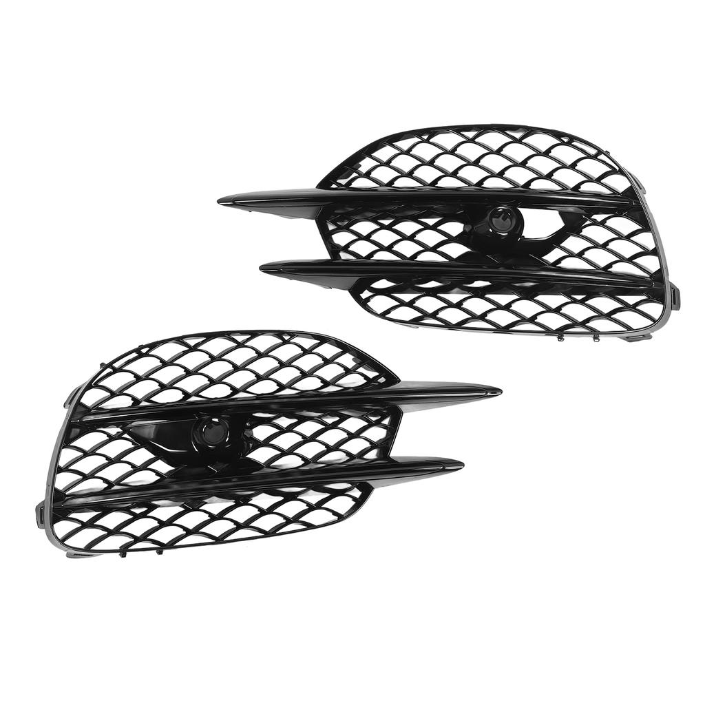 Grille antibrouillard de pare-chocs avant noir brillant avec moulure décorative pour Classe S W222 Berline Ligne AMG 2018 à 2020