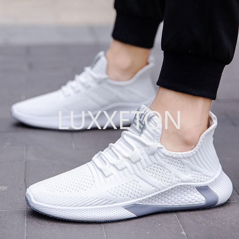 Men Mesh Breathable Vulcanized Shoes Spring and Autumn New Casual Mesh Breathable Running Comfortable and  Men Sports Shoes