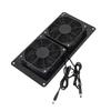 12W Fan Computer Plastic and Monocrystalline Silicon Construction Easy Tool Installation for PC Components