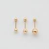 LUNNE 14k Ball Piercing (14k Gold) #PI01