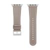 Warm Grey Silver Connector 44(42)mm Leather Strap LL1S21800PSY