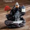 Mountain River Waterfall Incense Burner Resin Aromatherapy Ornament Home Decor  Yoga