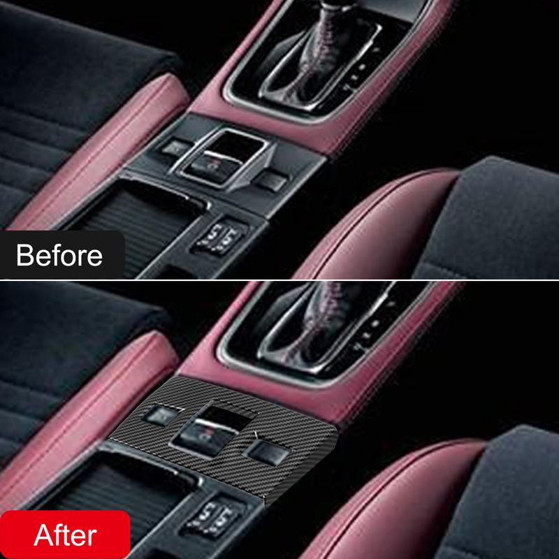 For Subaru WRX/ WRX STI 2015- Car Accessories ABS Gear Position Panel Cover 1pc For Subaru Levorg 2015-