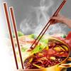 10pcs Long Wooden Hot Pot Chopsticks Heat-Proof Comfortable Grip Hot Pot/Barbecue Eating Hot Pot Artifact Chopstick