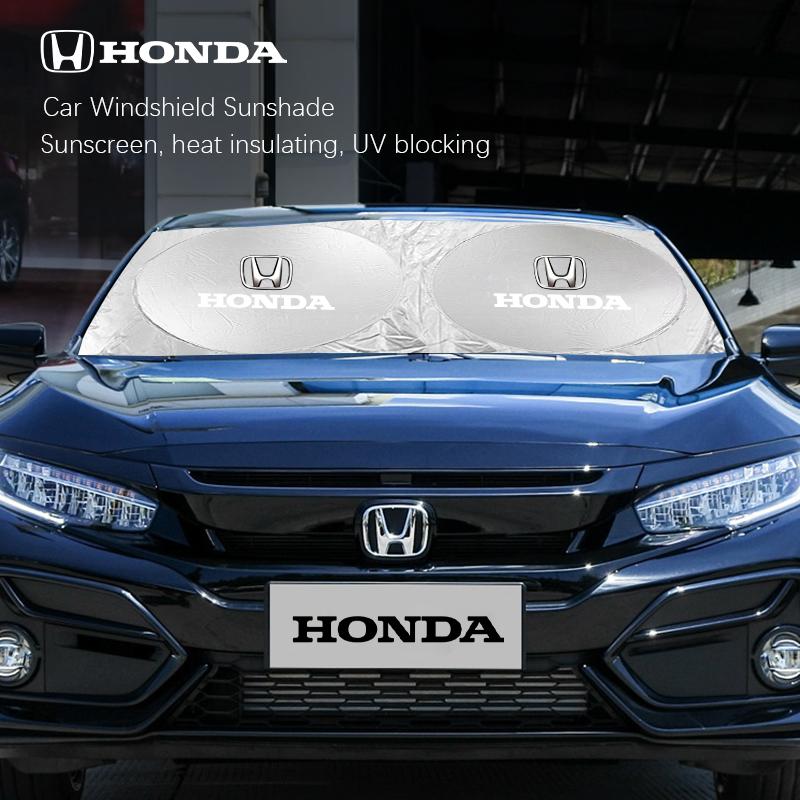 Car Sunshade Ultraviolet-Proof Windshield Sunshading Board For Honda Civic Fit Jazz Accord Pilot CRV Odyssey Passport City Vezel