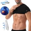 Gobygo Apărătoare Reglabilă pentru Umăr Paduri Sportive pentru Umăr Echipament Protector Presurizat pentru Întindere Fitness Ciclism Ridicare Greutăți Unisex
