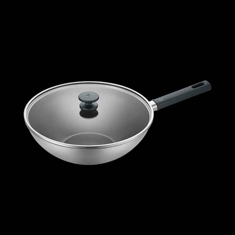 Zwilling SILVERTi 30cm Stainless Steel Wok
