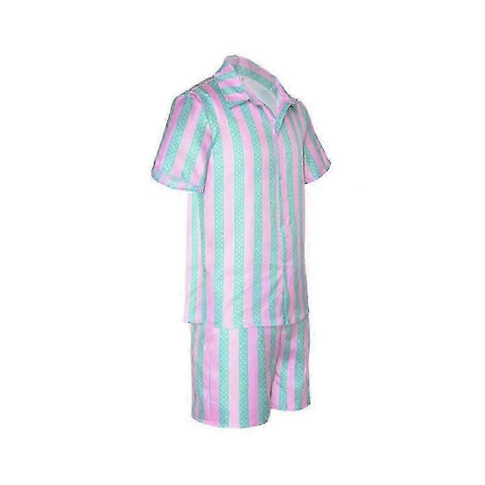 Gosling Ken Costume - Men's Short Sleeve Shirt Coat Shorts Suit - Uniform Outfit JT