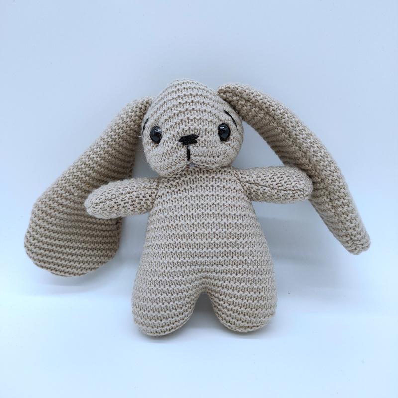 Cute And Charming Cartoon Knitted Animal Plush Doll Rabbit Owl Fox Bear Plush Toy Home Decoration Sleep Soothing Present Designed For Boys Plus Girls