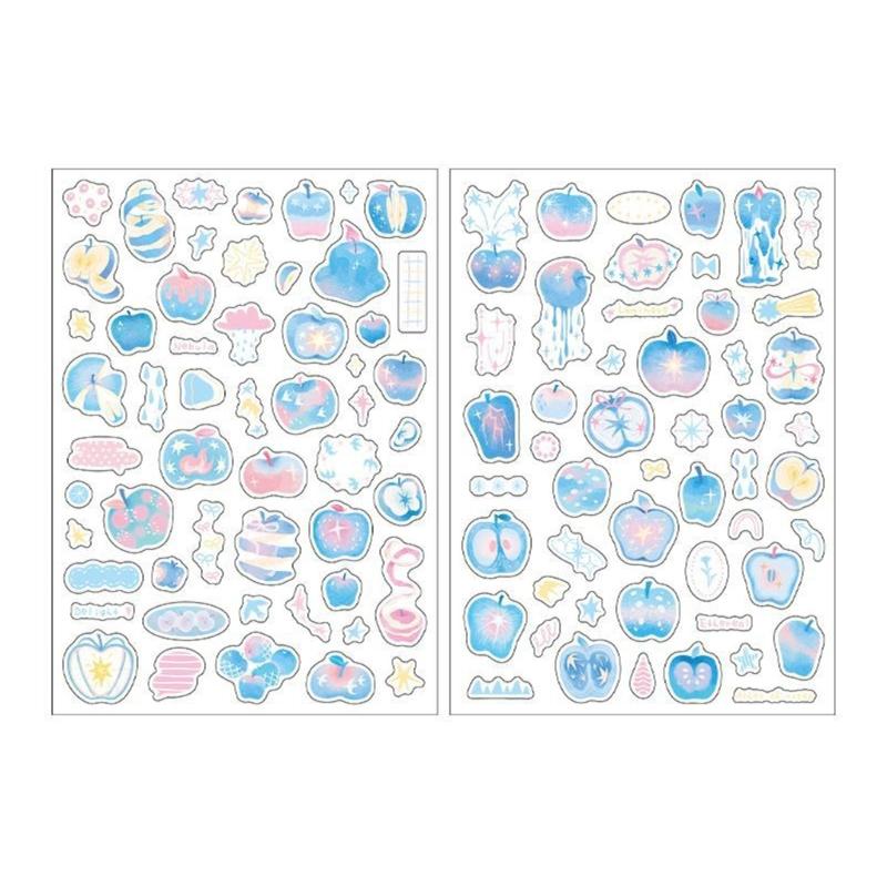 Vibrantly Waterproof PeelOff Decorative Sticker Featuring Fruit Pattern for Crafting and Planners Craft Enthusiasts