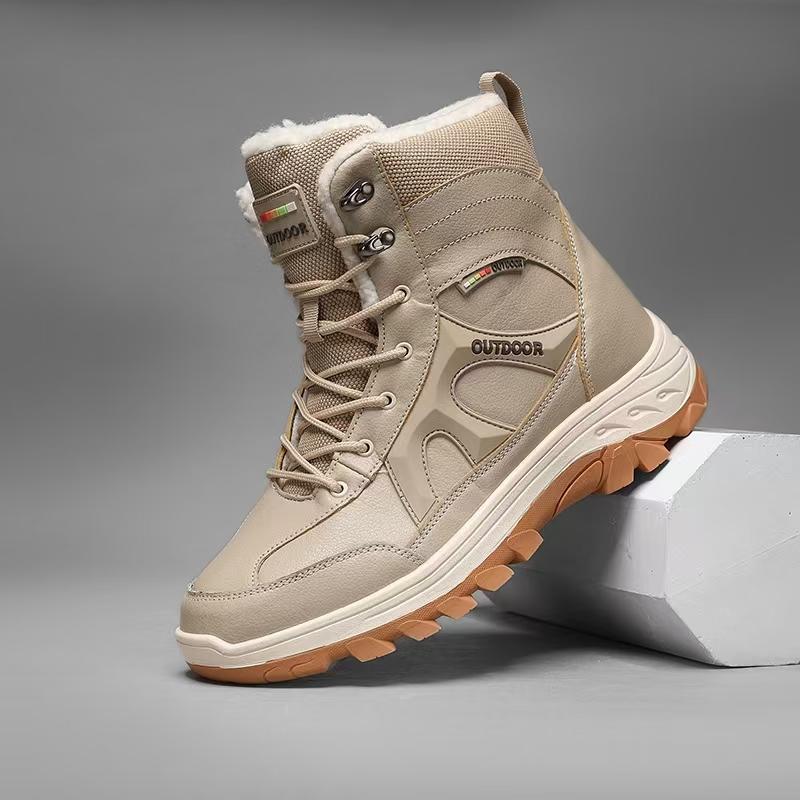 TUINANLE Женские зимние толстые нескользящие ботинки для снега — фото 4