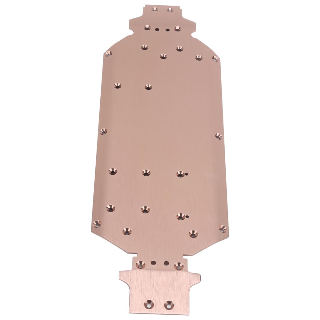 RC Car Bottom Chassis Plate Aluminum Alloy Upgrade Accessory Fit for WLtoys 124019