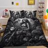 Beauty Skull Printed Comforter Cover Set Twin Size Polyester Bedspreads Man Fashion Design Duvet Cover Set