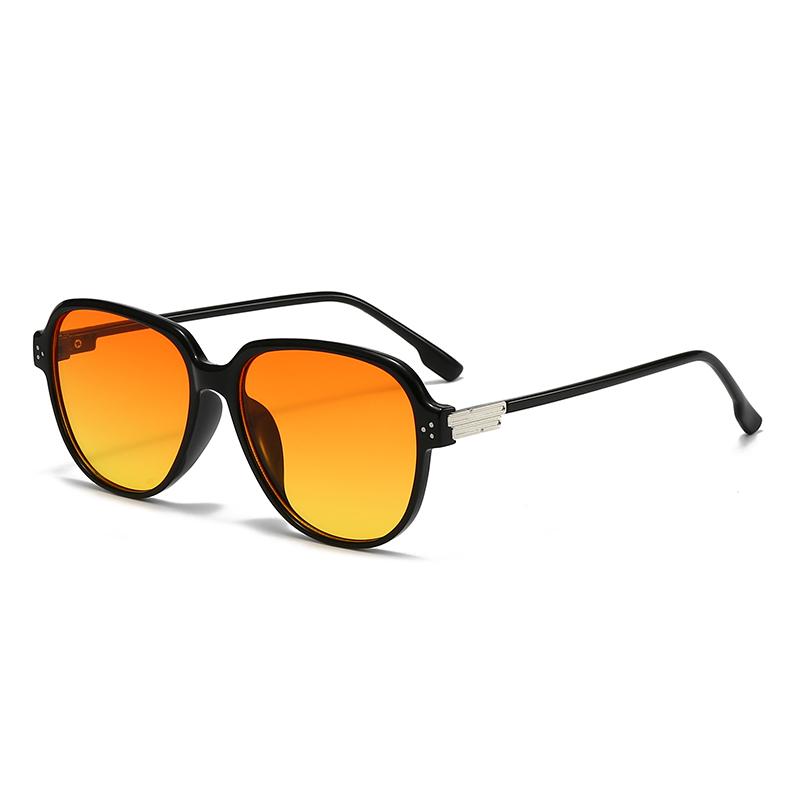 New Women Sunglasses High-end Retro Square Frame UV Protection Slimming Round Face MN5529