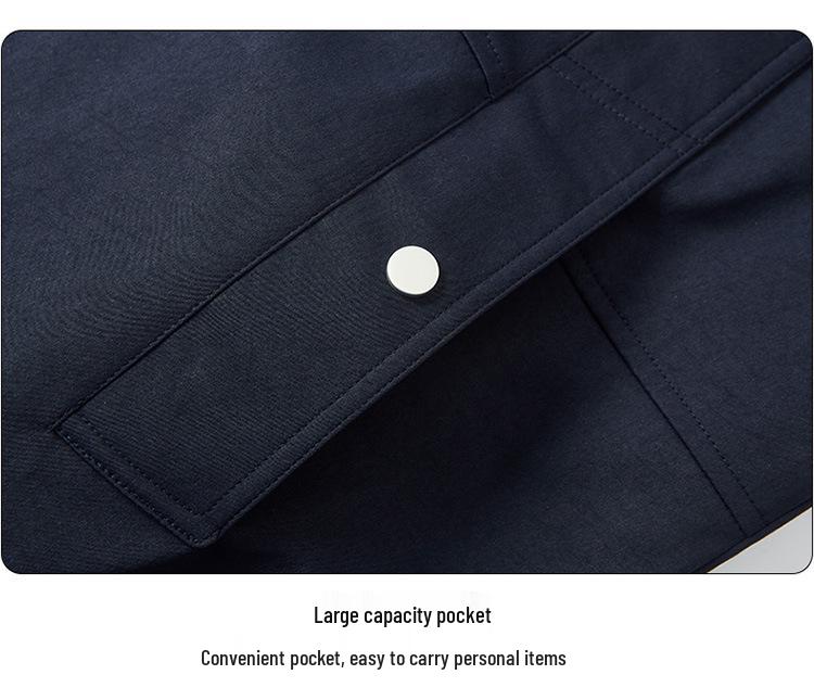 2025 Stylish Medium-Long Men's Plus Size Jacket - Spring/Autumn Youth Trend