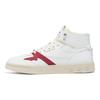 Li Ning 001 Mid Durable Breathable High-Top Skate Shoes Men Sneakers White Red ALJS071-2