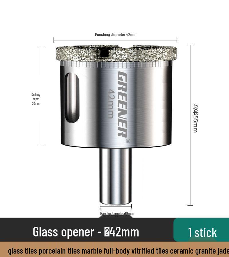 Green Forest Diamond Drill Bit for Tiles, Glass & Marble
