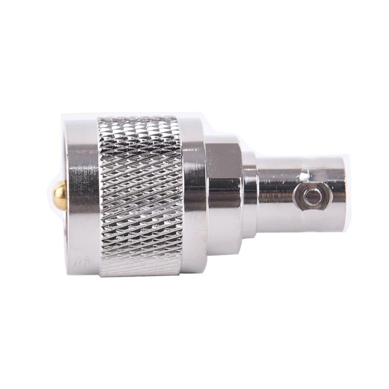 Pl259 Uhf Plug Male To Bnc Socket Female Rf Adapter