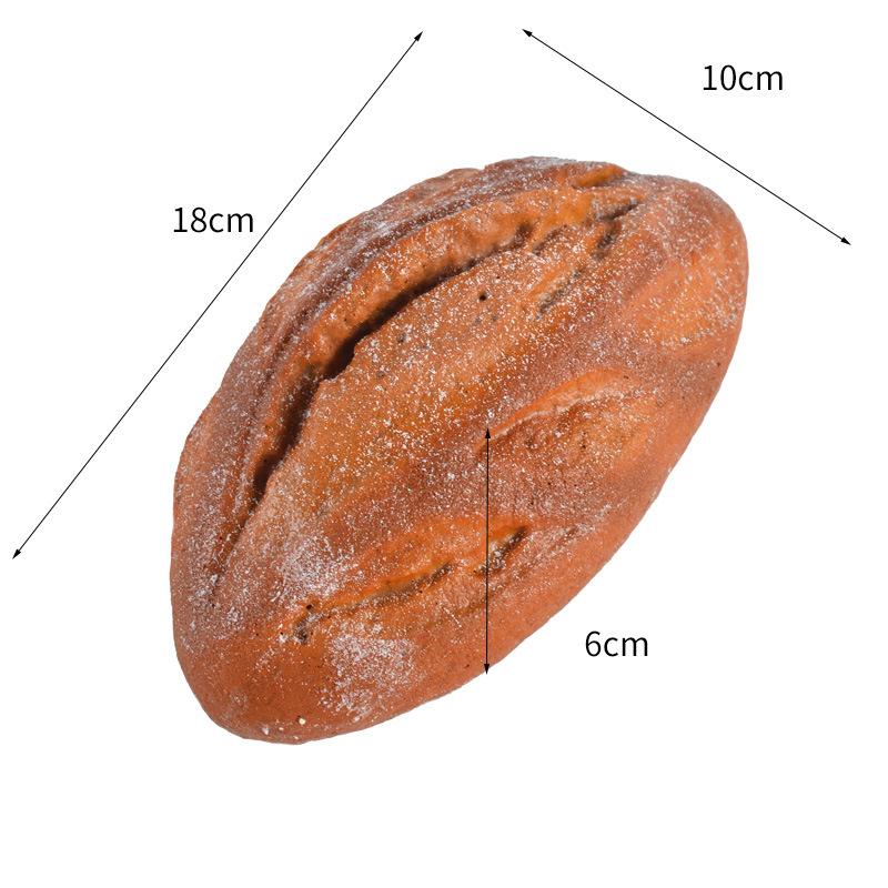 Umělý chléb Dort Toast Měkký PU Model bagety Potravina Falešný chléb Simulační ozdoby Pekárna Dekor Fotografie Rekvizity